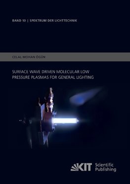 Surface wave driven molecular low pressure plasmas for general lighting