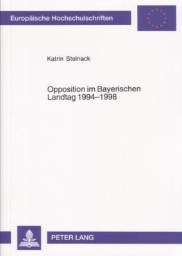 Opposition im Bayerischen Landtag 1994-1998