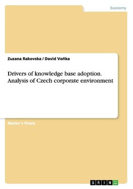 Drivers of knowledge base adoption. Analysis of Czech corporate environment
