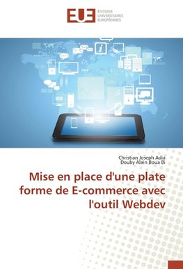 Mise en place d'une plate forme de E-commerce avec l'outil Webdev