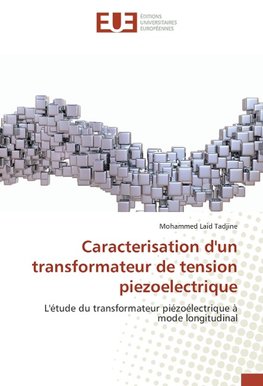 Caracterisation d'un transformateur de tension piezoelectrique
