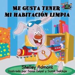 I Love to Keep My Room Clean (Spanish Book for Kids)