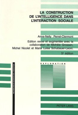CONSTRUCTION DE L'INTELLIGENCE
