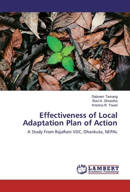 Effectiveness of Local Adaptation Plan of Action