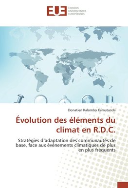 Évolution des éléments du climat en R.D.C.