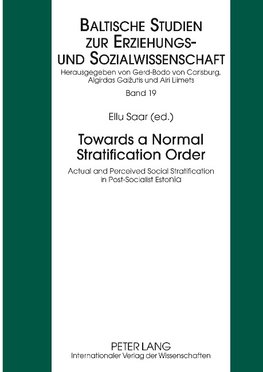 Towards a Normal Stratification Order