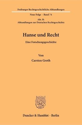 Groth, C: Hanse und Recht
