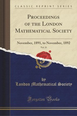 Society, L: Proceedings of the London Mathematical Society,