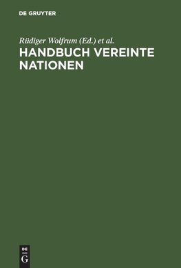 Handbuch Vereinte Nationen