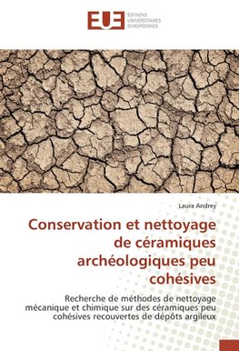 Conservation et nettoyage de céramiques archéologiques peu cohésives
