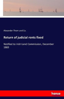 Return of judicial rents fixed