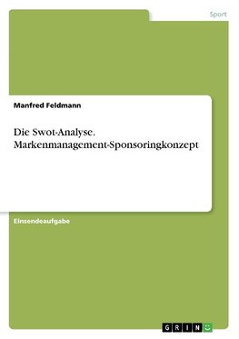 Die Swot-Analyse. Markenmanagement-Sponsoringkonzept