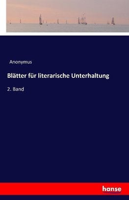 Blätter für literarische Unterhaltung