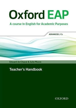 Oxford EAP: Advanced/C1: Teacher's Book, DVD and Audio CD Pack