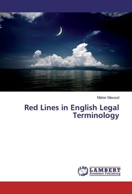 Red Lines in English Legal Terminology