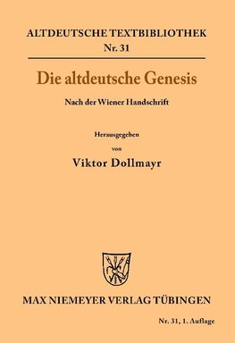 Die altdeutsche Genesis
