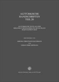 Alttürkische Handschriften Teil 20