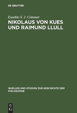 Nikolaus von Kues und Raimund Llull
