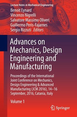 Advances on Mechanics, Design Engineering and Manufacturing