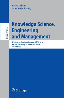 Knowledge Science, Engineering and Management