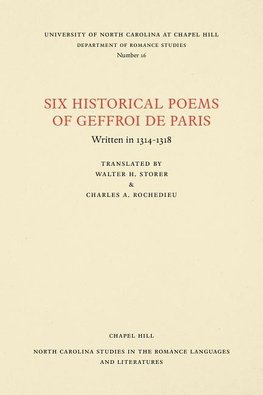 Six Historical Poems of Geffroi de Paris