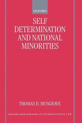 Self-Determination and National Minorities