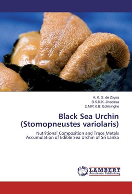 Black Sea Urchin (Stomopneustes variolaris)
