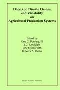 Effects of Climate Change and Variability on Agricultural Production Systems