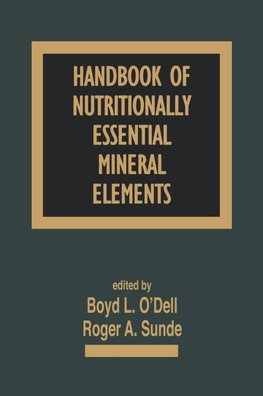 Handbook of Nutritionally Essential Mineral Elements