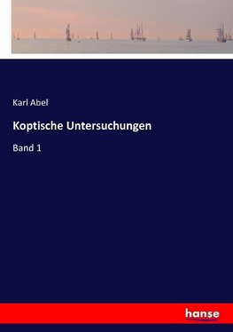 Koptische Untersuchungen