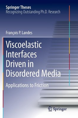 Viscoelastic Interfaces Driven in Disordered Media