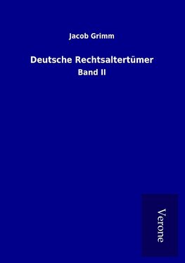 Deutsche Rechtsaltertümer
