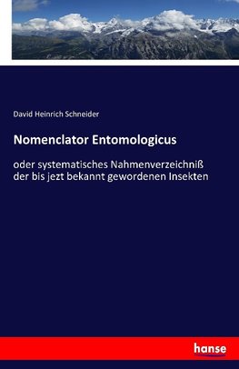 Nomenclator Entomologicus