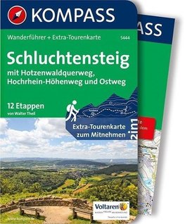 Schluchtensteig, mit Hotzenwaldquerweg, Hochrhein-Höhenweg und Ostweg