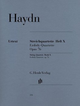 Haydn, Joseph - Streichquartette Heft X op. 76 (Erdödy-Quartette)