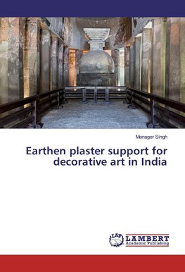 Earthen plaster support for decorative art in India