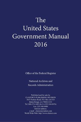 United States Government Manual (2016)