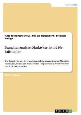 Branchenanalyse: Markt(-struktur) für Fallstudien