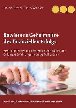Bewiesene Geheimnisse des finanziellen Erfolgs