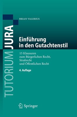 Einführung in den Gutachtenstil