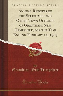 Hampshire, G: Annual Reports of the Selectmen and Other Town
