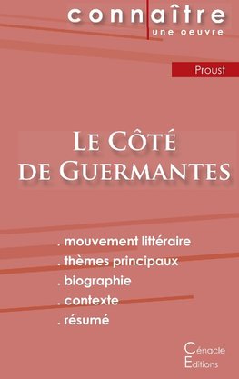 Fiche de lecture Le Côté de Guermantes de Marcel Proust (analyse littéraire de référence et résumé complet)