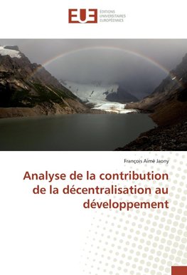 Analyse de la contribution de la décentralisation au développement