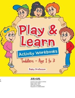 Play & Learn Activity Workbooks | Toddlers - Age 1 to 3