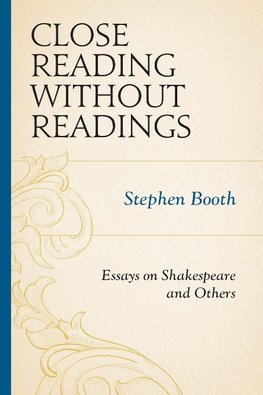 Close Reading without Readings