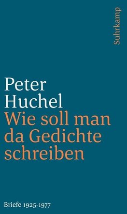 Wie soll man da Gedichte schreiben