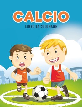 Calcio libro da colorare