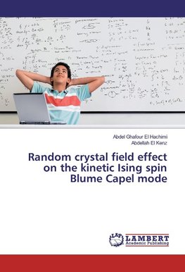 Random crystal field effect on the kinetic Ising spin Blume Capel mode