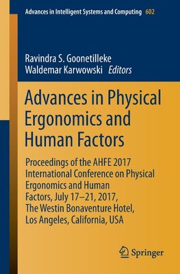 Advances in Physical Ergonomics and Human Factors