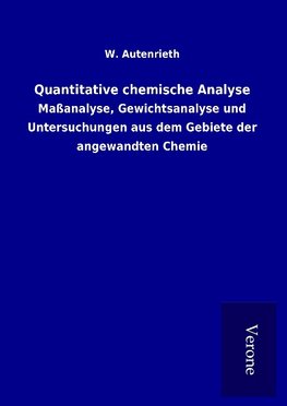 Quantitative chemische Analyse